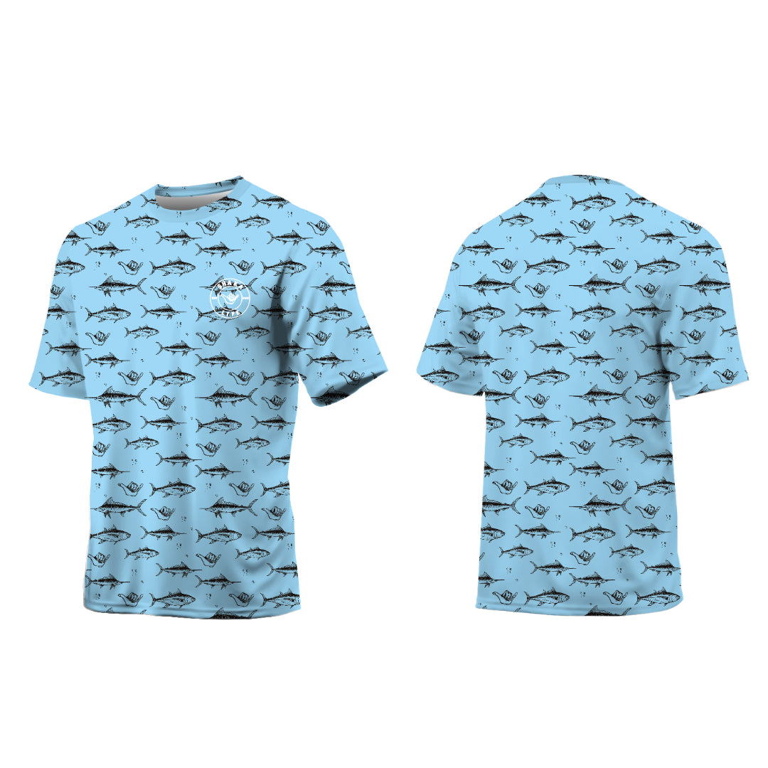 Fish Print T shirt
