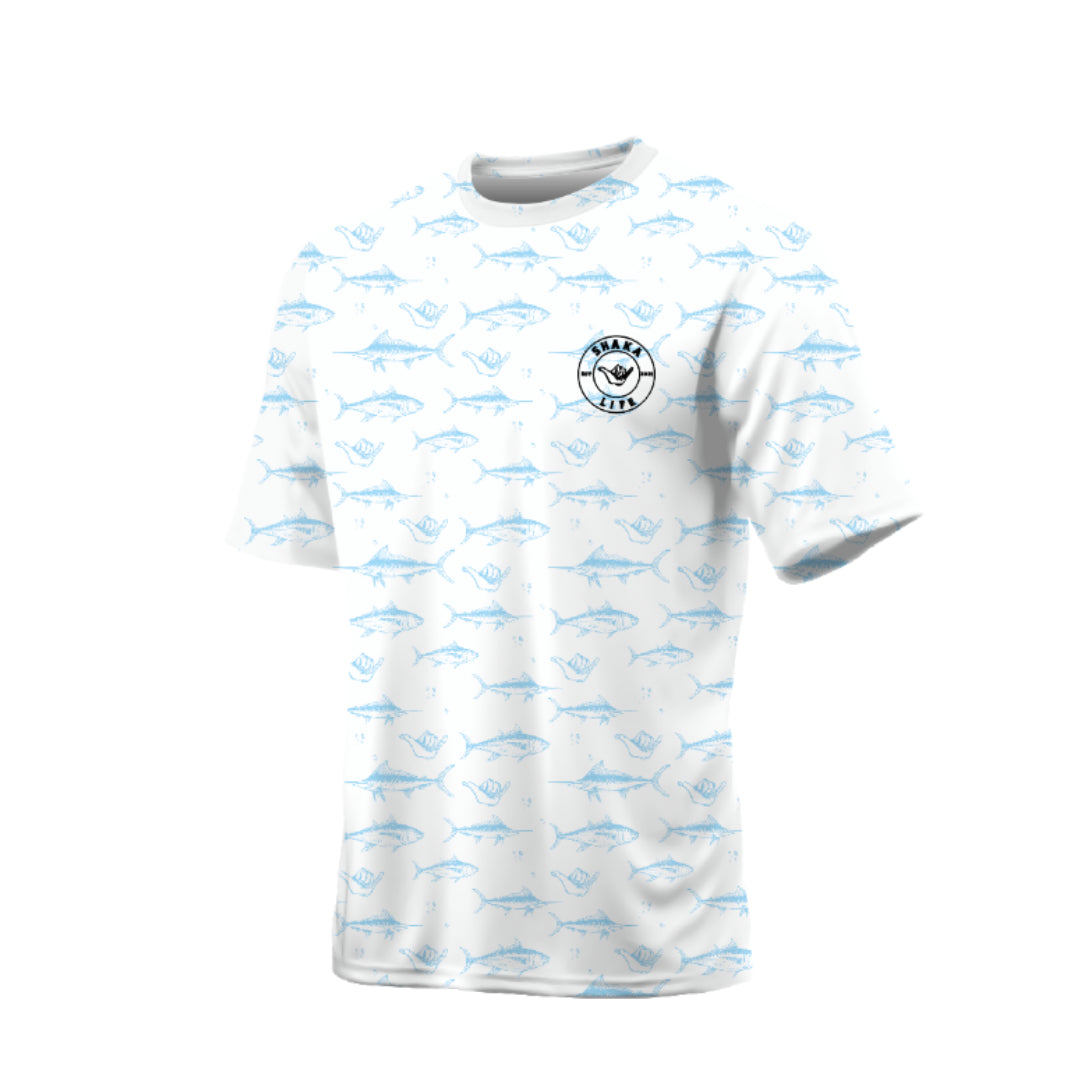 Fish Print T shirt