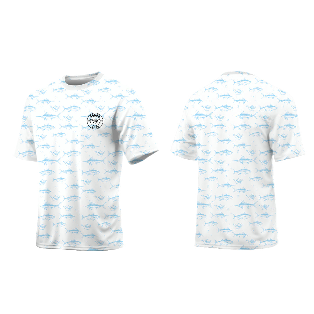 Fish Print T shirt