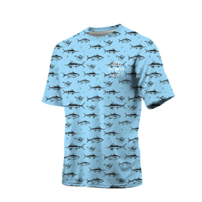 Fish Print T Shirt Kids