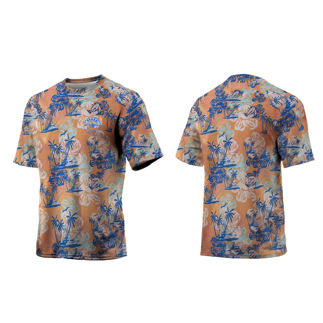 Hawaiian T Shirt Short Sleeve
